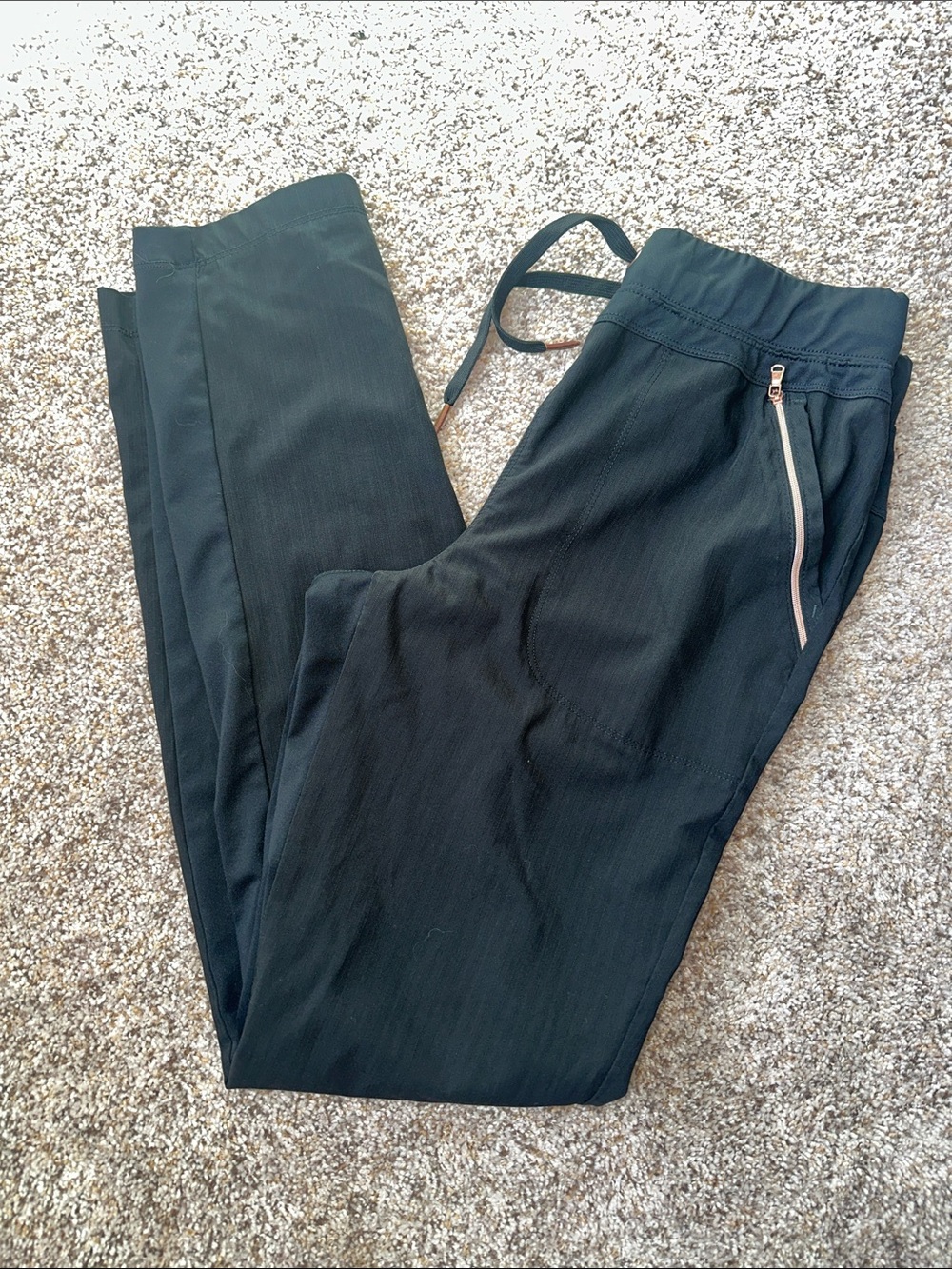 Cherokee Black Stretch Drawstring Scrub Pants